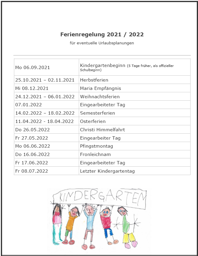 Ferienkalender