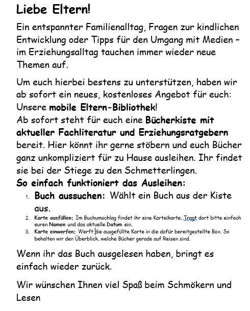 Elternbibliothek