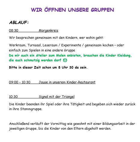 Offene  Gruppe Text